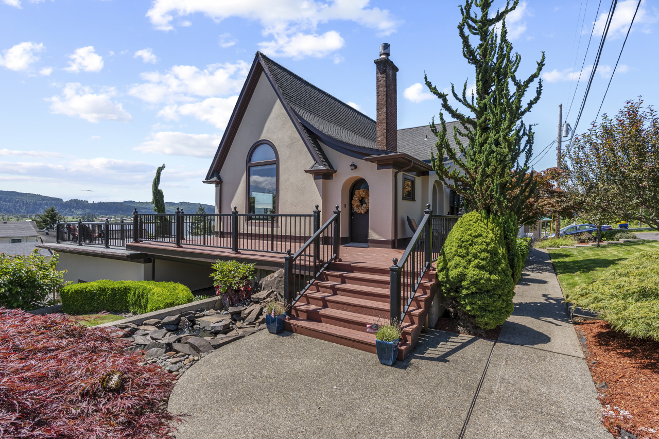 Stunning 3,870 SF historic Tudor style home on a rare double corner lot
