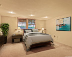 Mid level bonus room -- perfect as a guest suite, family room, or work-out space