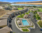Resort-style pool and spa area, offering serene views and vibrant community amenitites