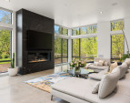 Photo of adjacent, completed home (lot 3) great room for representation purposes only.