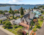 Blocks to the picturesque town of Cathlamet and the Marina
