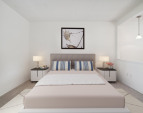 2nd upstairs bedroom - Virtually staged to give you a sense of the potential!