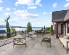 Expansive deck overlooks the Columbia River and Puget Island. Note: Deck virtually staged