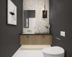 *RENDERING OF LOT 2 Powder room *For representation purposes only**