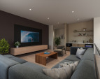 *RENDERING OF LOT 2 Main floor flex/media room *For representation purposes only**