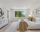 Jack & Jill Bedrooms offer ample space, easily fitting a king-size bed.