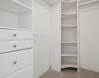 Primary walk in closet