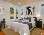 A generous main floor primary ensuite bedroom allows for single level living. A generous main floor primary ensuite bedroom allows for single level living.