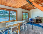 Interior of the original 1930s cabin. Interior of the original 1930s cabin.