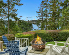 The back deck is a beautiful place to relax and take in the beauty of the view and PNW