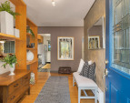 Entry Hall with kitchen beyond.