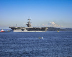 Mt. Rainier towers above Blake Island and Rich Passage is one of the most active and fun waterways in Central Puget Sound!