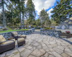 Beautiful shot looking back at the gated and fully fenced front yard.. notice the privacy and usability this property has to off