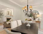View of the dining room from the in-kitchen dining.