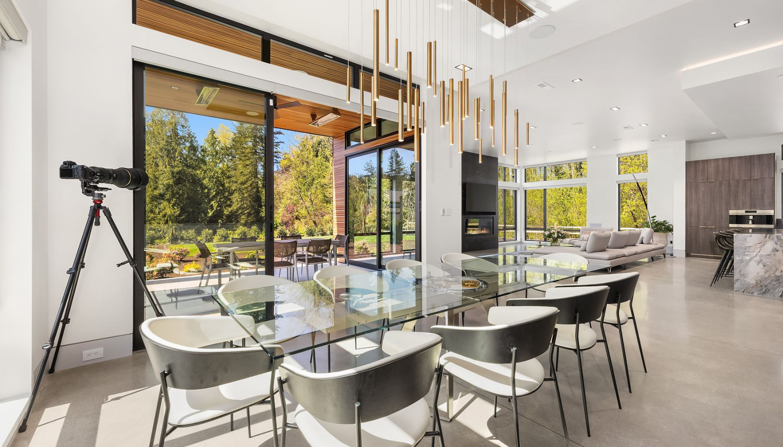 Photo of adjacent, completed home (lot 3) Dining room for representation purposes only.