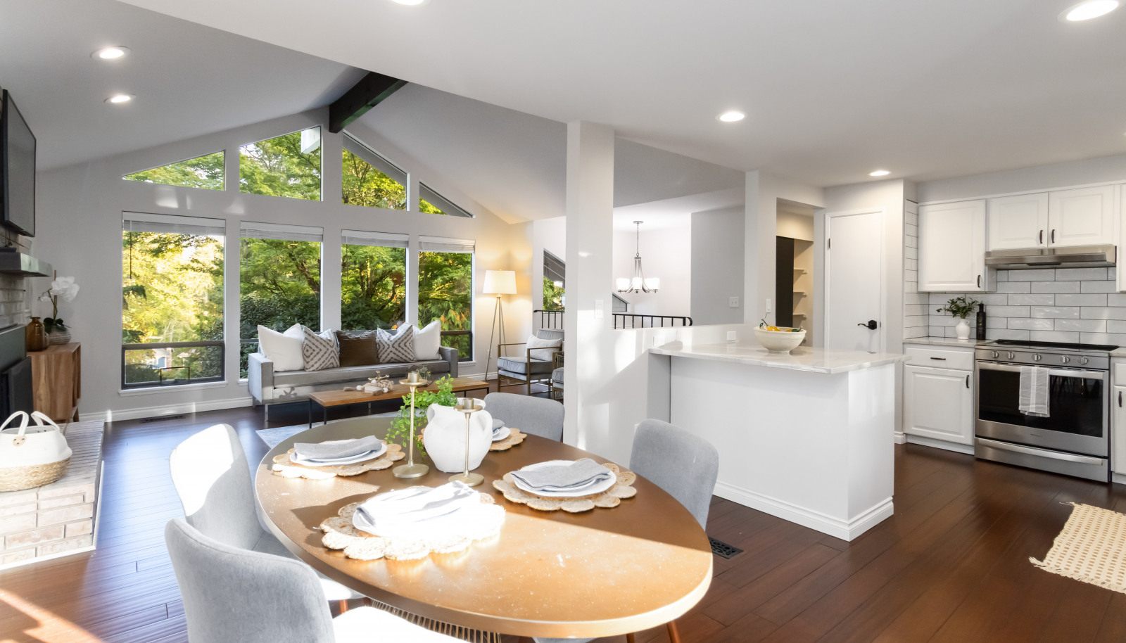 Light filled living spaces.