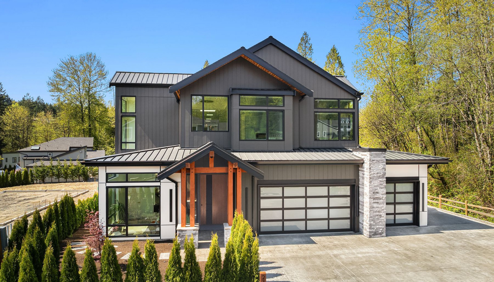 Photo of adjacent, completed home (lot 3) for representation purposes only.
