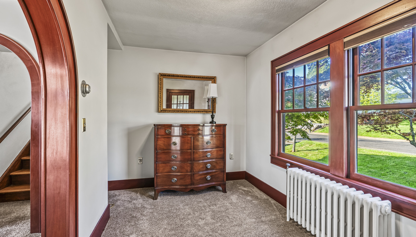 Welcoming room off one of two main level entries