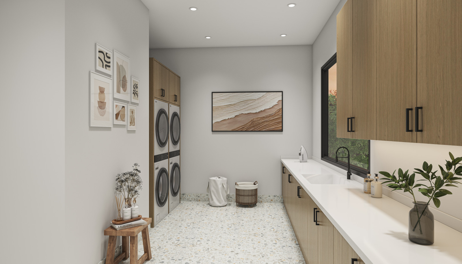 *RENDERING OF LOT 2 Laundry room *For representation purposes only**