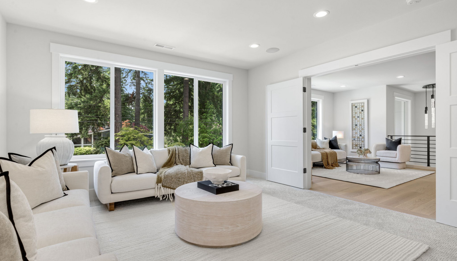 Bonus room featured surround sound system.
