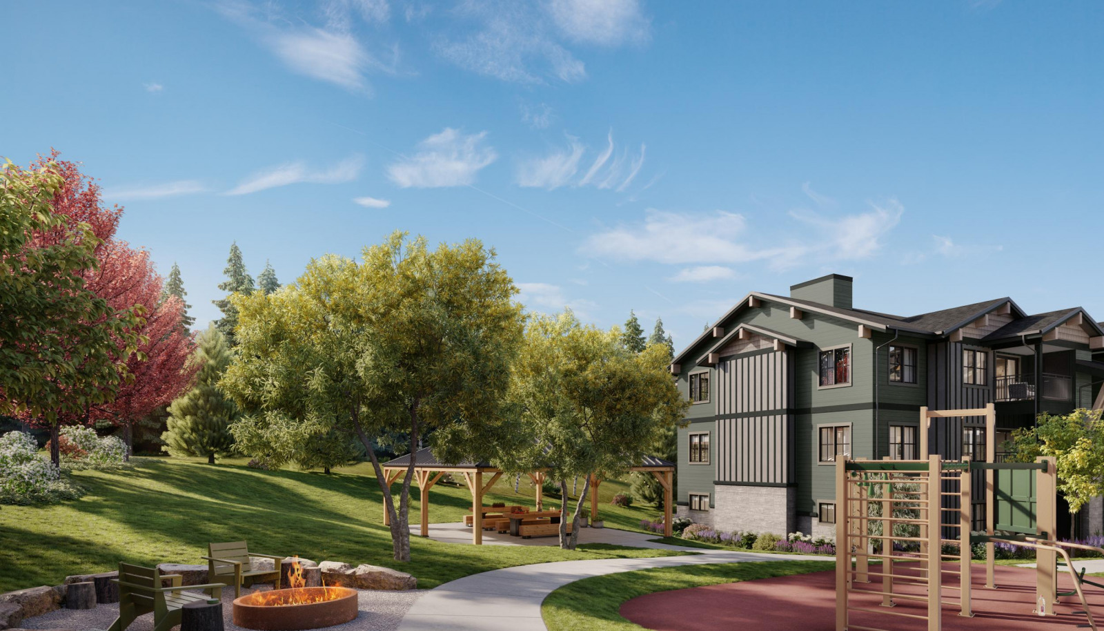 Photos, renderings, artist illustrations and plans may represent the community, amenities, or units. Actual features may vary.