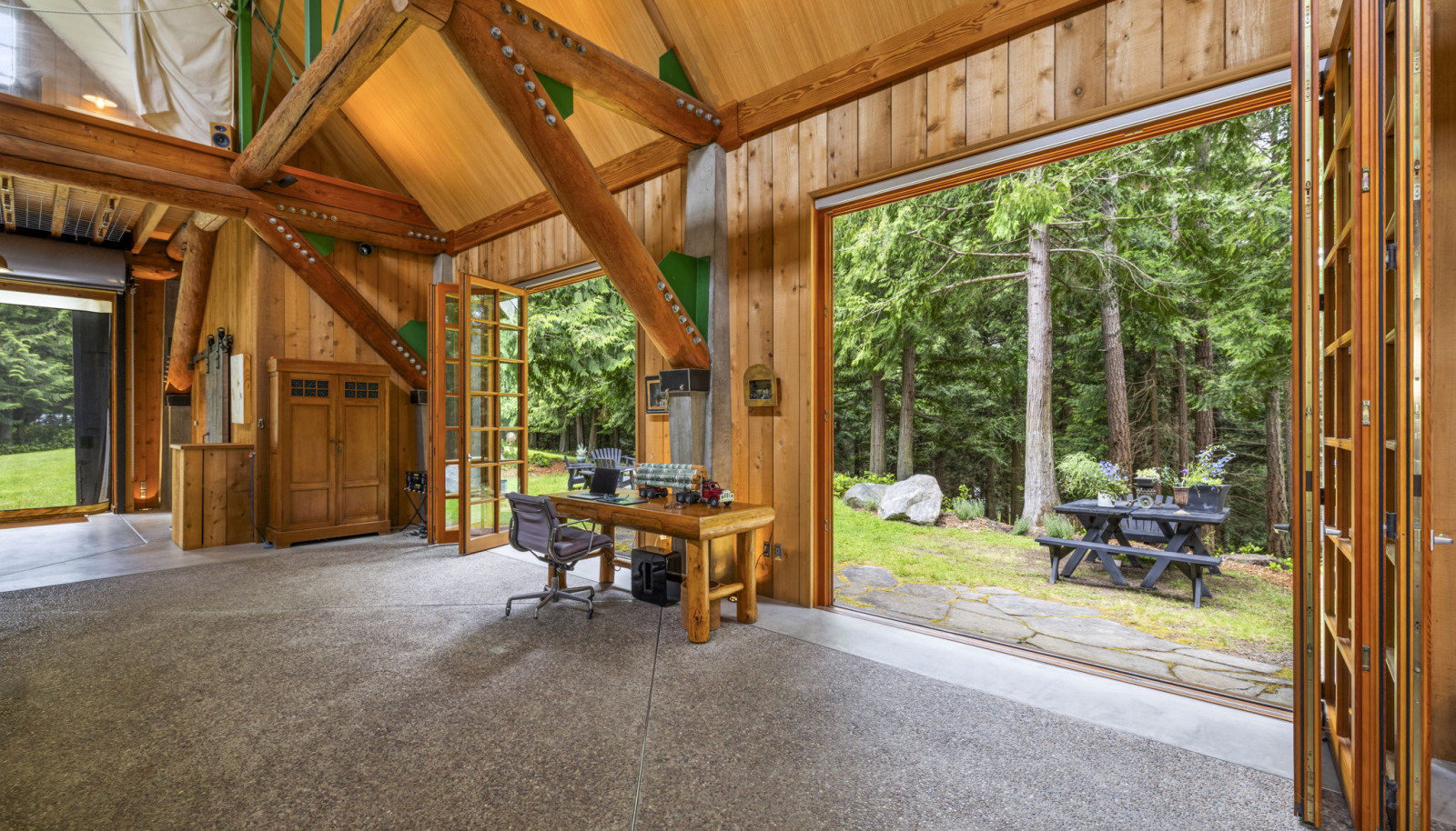 Designed to "Create an ambiance of space"