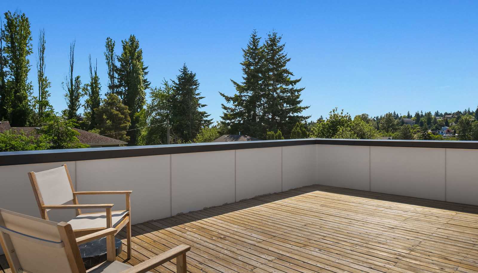 Nearly 500sf rooftop deck, great for relaxing or entertaining