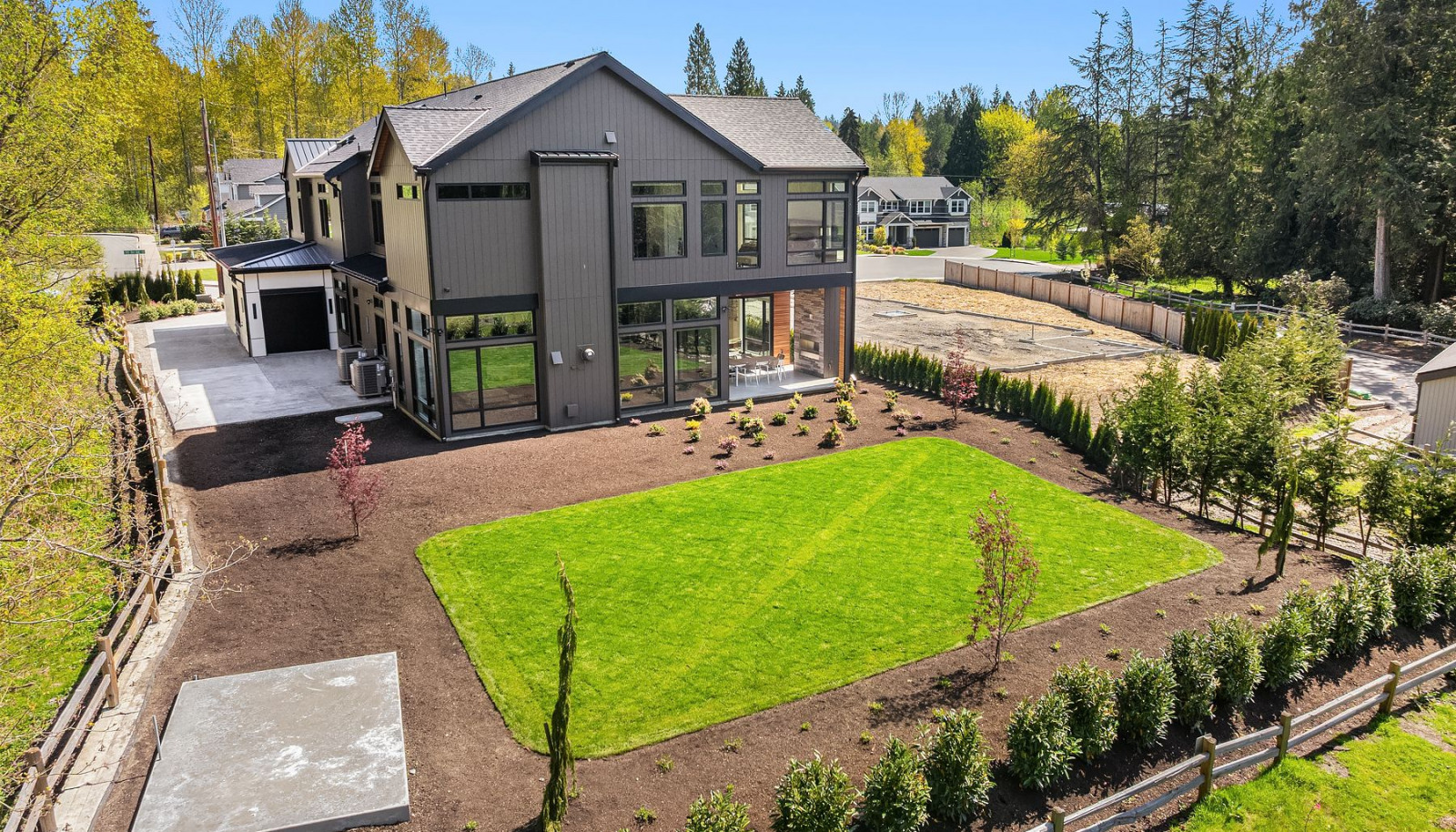 Photo of adjacent, completed home (lot 3) for representation purposes only.