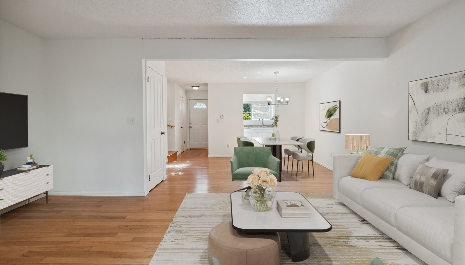 Virtually staged to give you a sense of the potential!