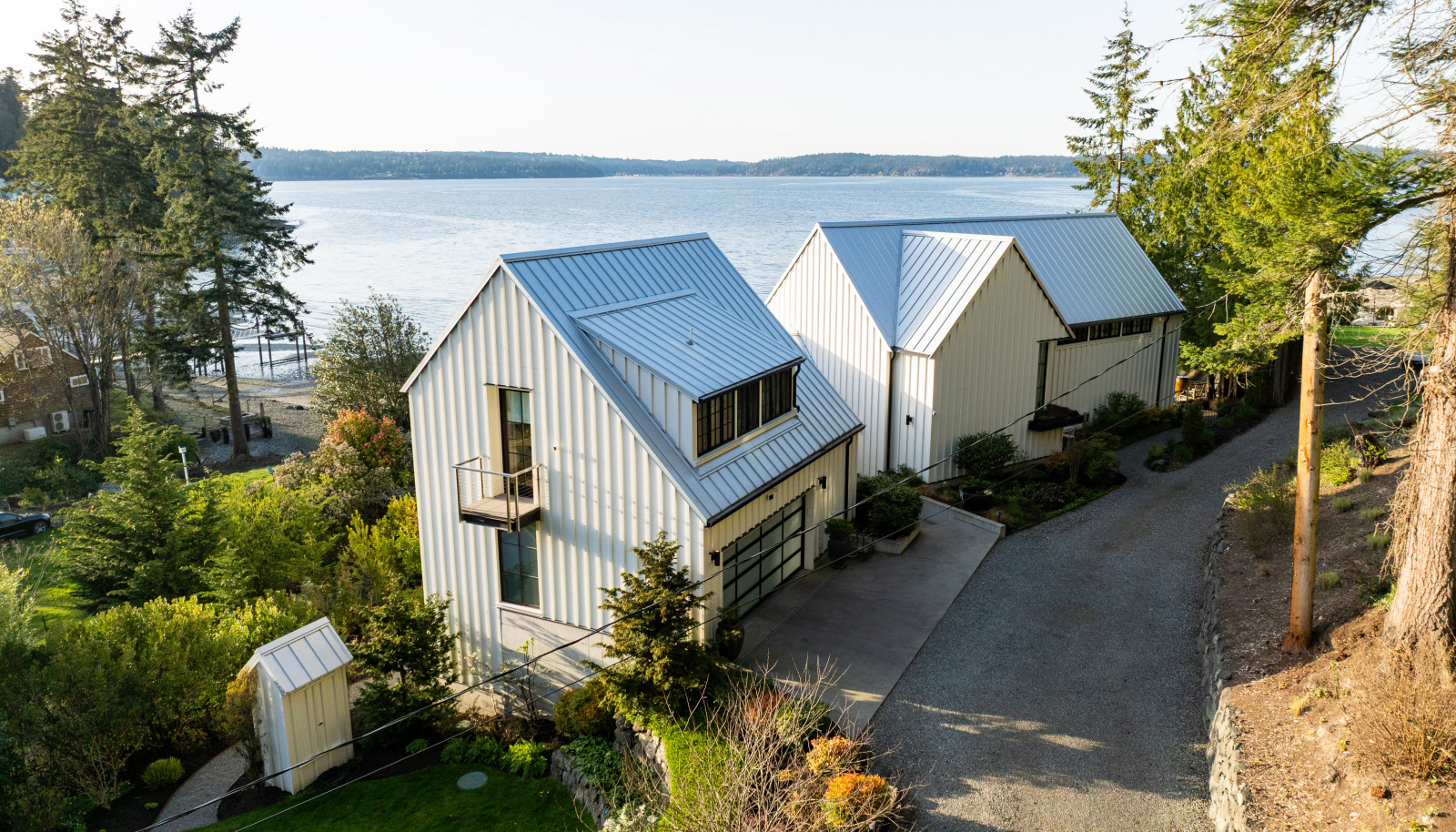 This popular neighborhood, Port Madison, offers a private beach, dock, and 100 acres of beautiful hiking trails. Welcome home to your personal retreat!
