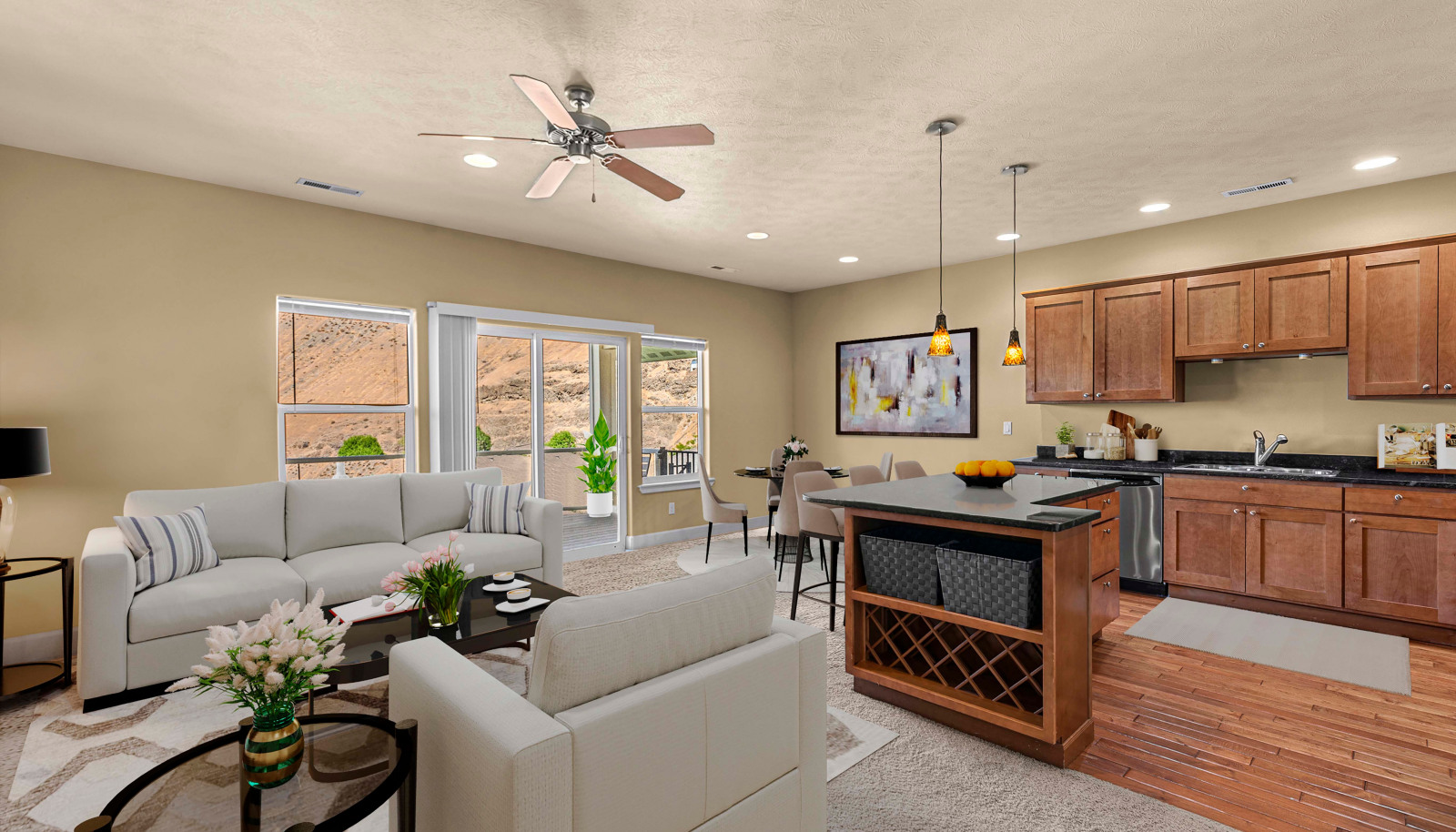 Open concept living