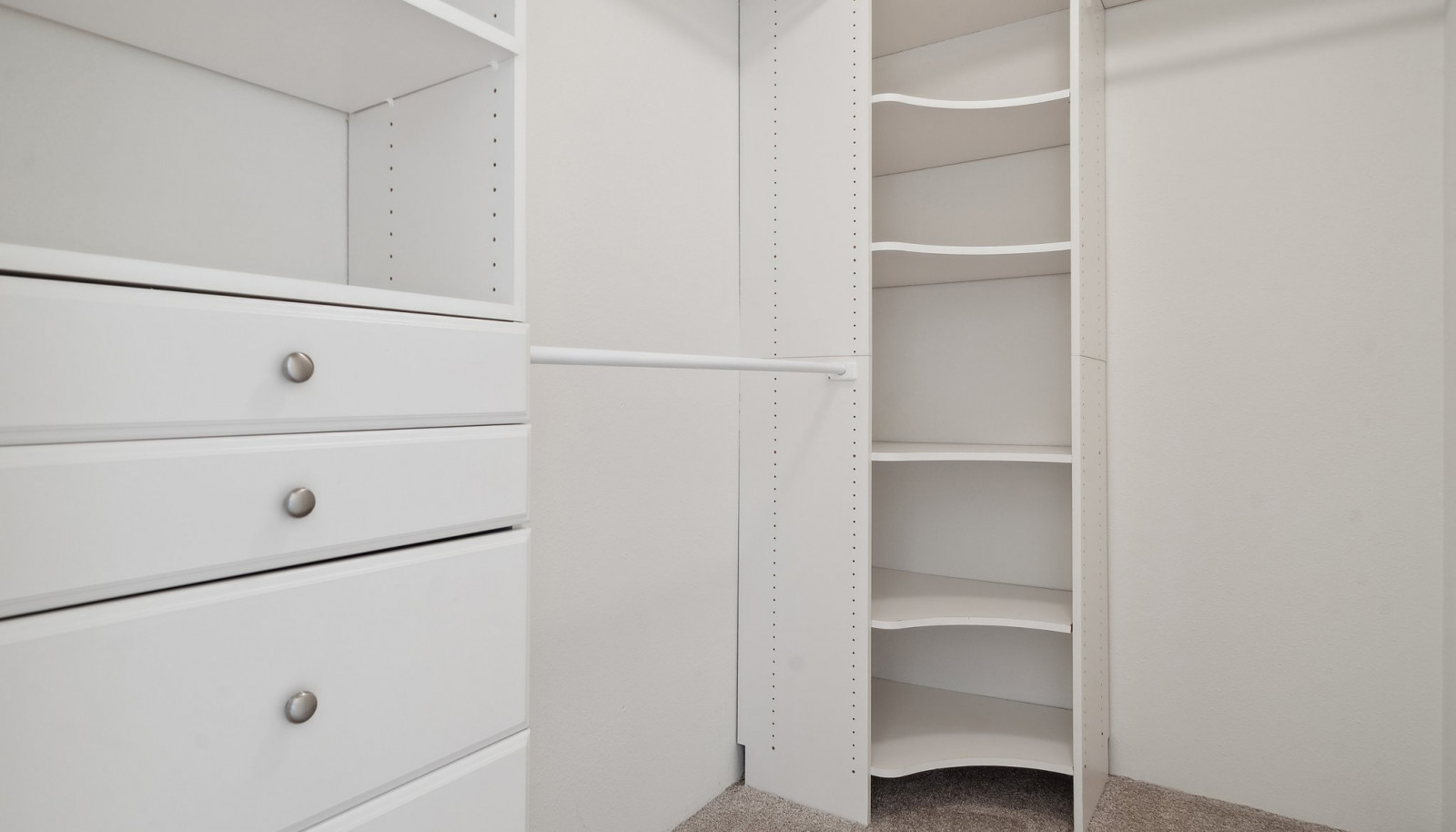 Primary walk in closet