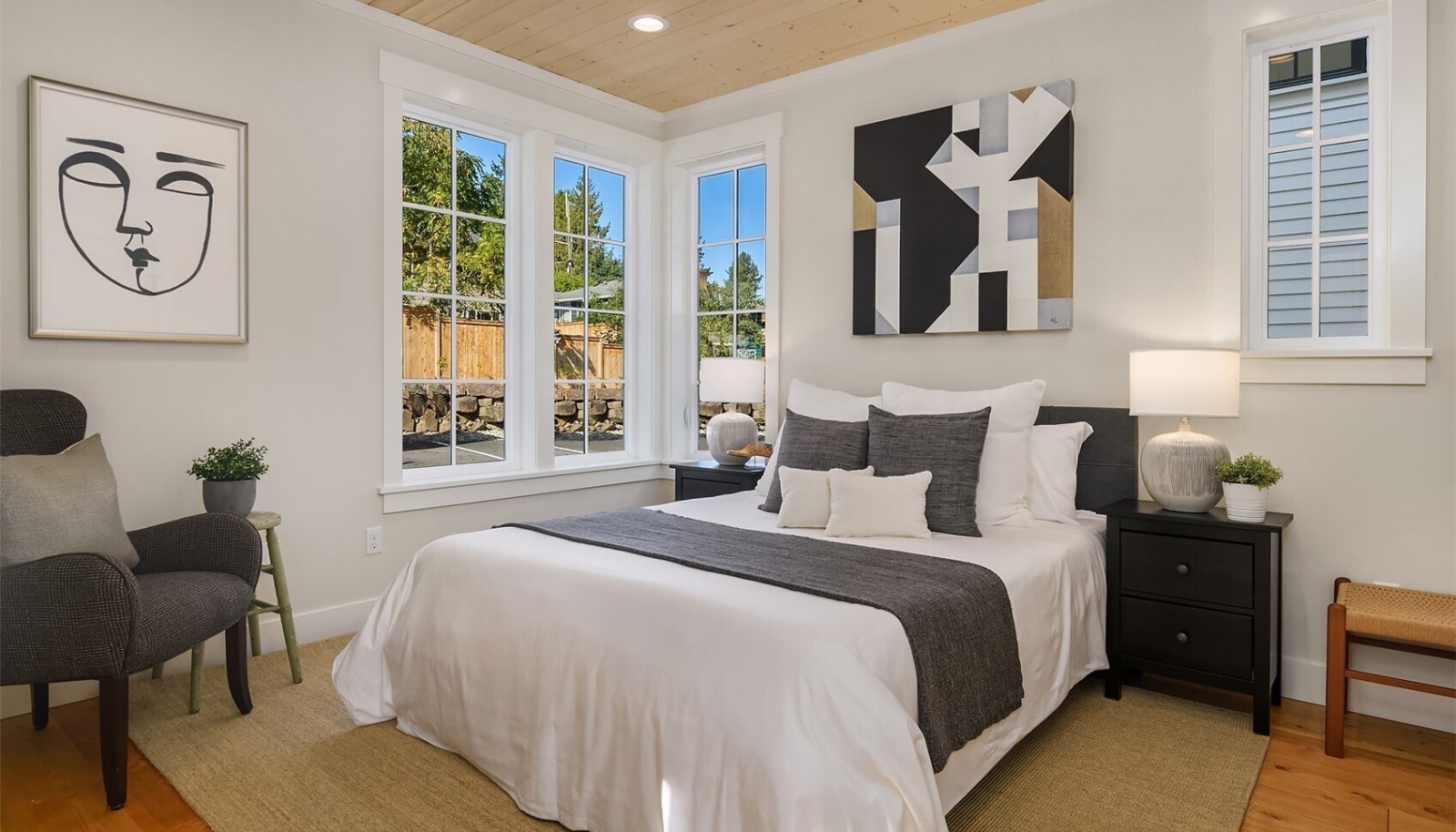 A generous main floor primary ensuite bedroom allows for single level living. A generous main floor primary ensuite bedroom allows for single level living.