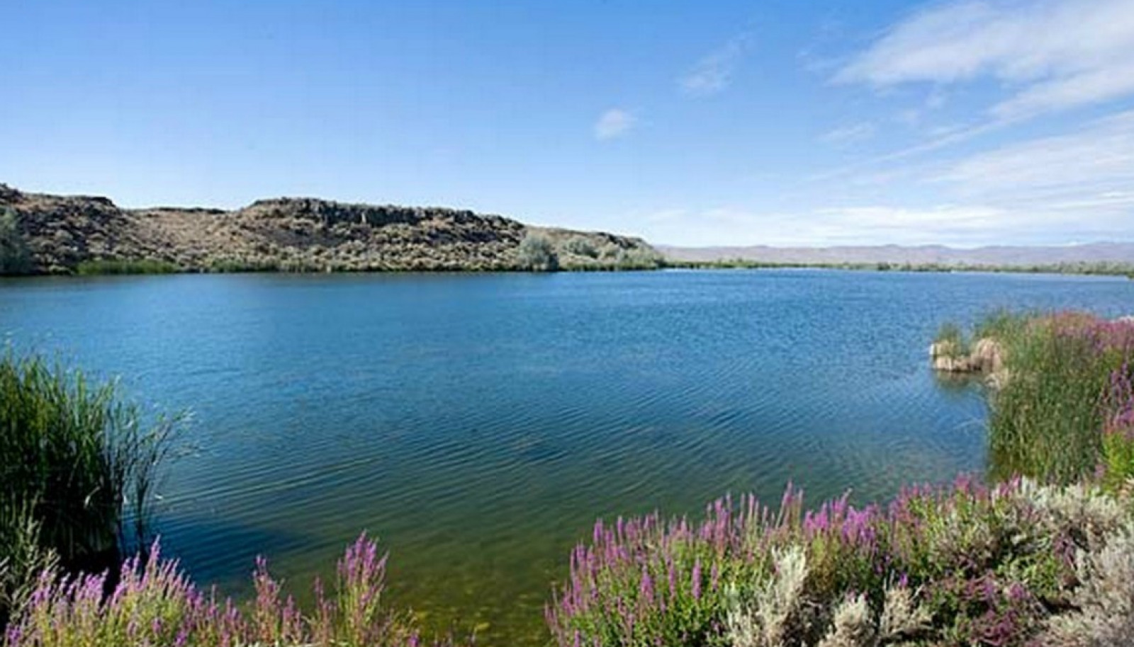 View from east end of Hilltop Lake, a 30 acre water body --- home to ducks, geese & bass galore! 5000 front feet of low bank/lake frontage. View from east end of Hilltop Lake, a 30 acre water body --- home to ducks, geese & bass galore! 5000 front feet of low bank/lake frontage.