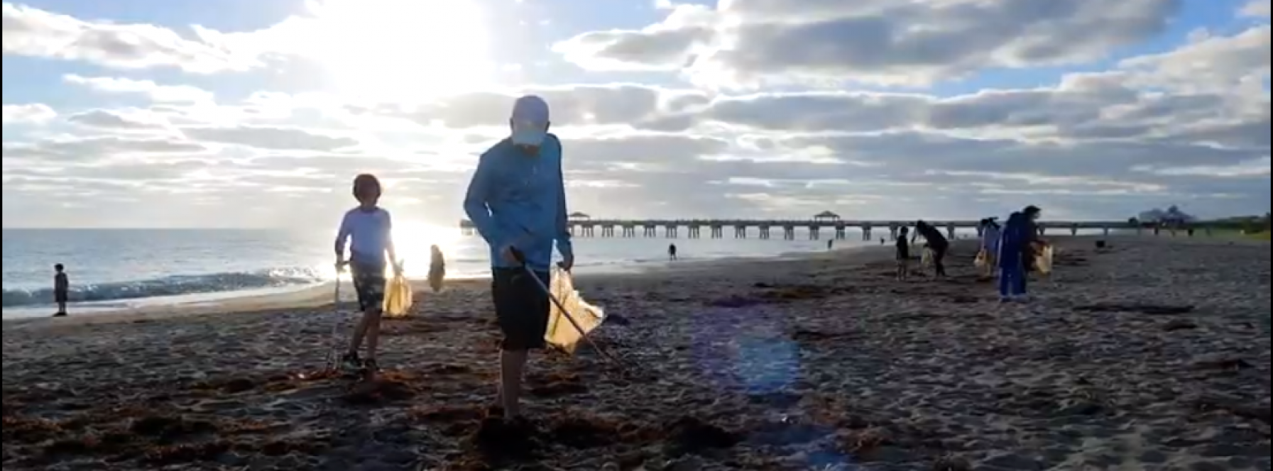 Keeping Our Beaches Clean with Friends of Jupiter Beach!
