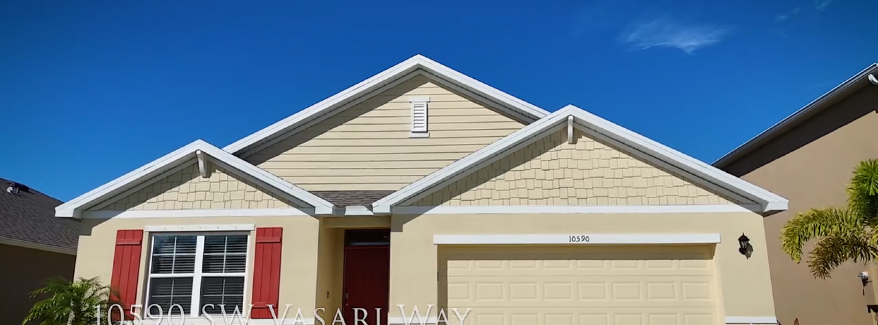 Newer Construction Home with Tranquil Water Views for Sale in Port St. Lucie