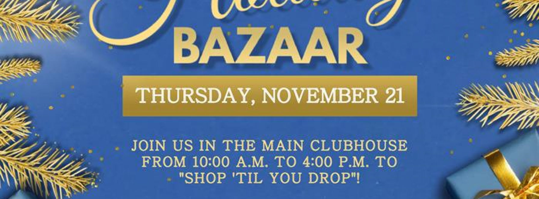 Frenchman’s Reserve Holiday Bazaar