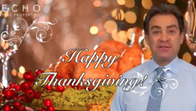 Happy Thanksgiving from all of us at Echo Fine Properties! 🦃