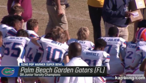 CONGRATULATIONS 👏 to Palm Beach Gardens Gators! 🏈🏈