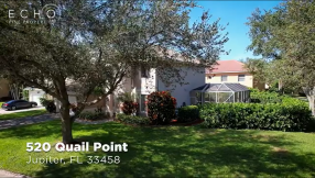 Home for Sale in the Family Friendly Community of Egret Landing in Jupiter!