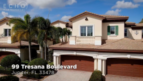 Stunning Lake Views from this Open Concept Home in the Luxury Community of the Jupiter Country Club!