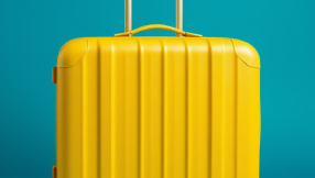 Bright Yellow Suitcase