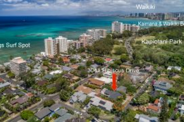 Elegant Vintage Ocean View Diamond Head Home - Walk to Beach