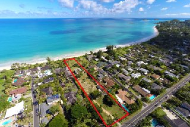 1.43 Acres of Beachfront in Kailua