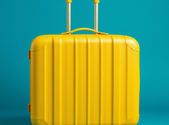 Bright Yellow Suitcase