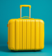 Bright Yellow Suitcase