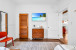 2nd Bedroom with 2 Twin Zen-style beds, and a smart TV.