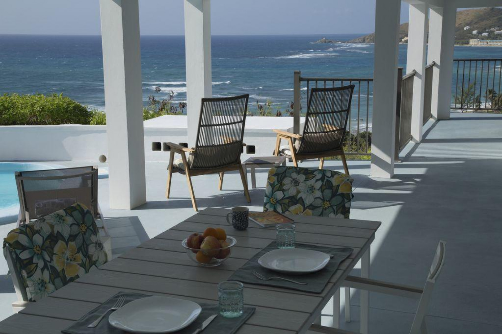 Patio with water View