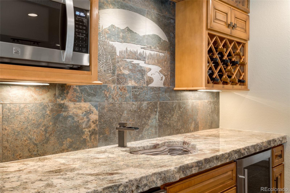 Check out this sink and custom tile!