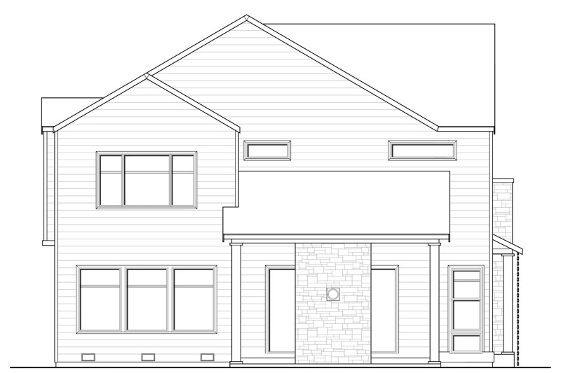 The Ravenswood - Right Elevation The Ravenswood - Right Elevation